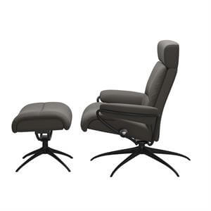Stressless Tokyo with Headrest Star Chair with Footstool